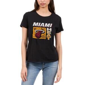 Junk Food NBA Scribble Square Womens Fan T-Shirt